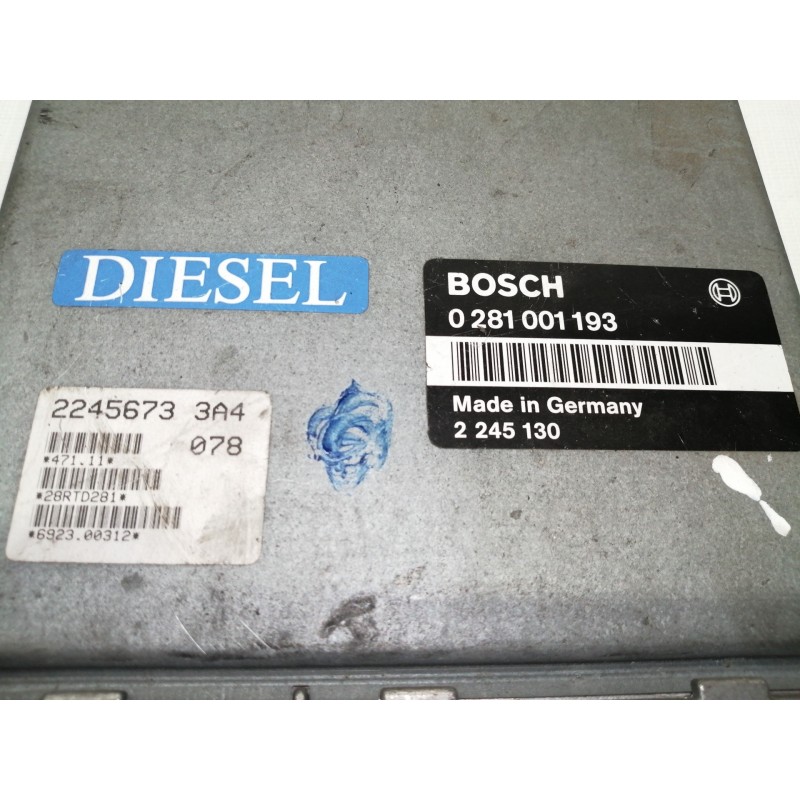 Recambio de centralita motor uce para bmw serie 3 berlina (e36) 325td referencia OEM IAM 0281001193  