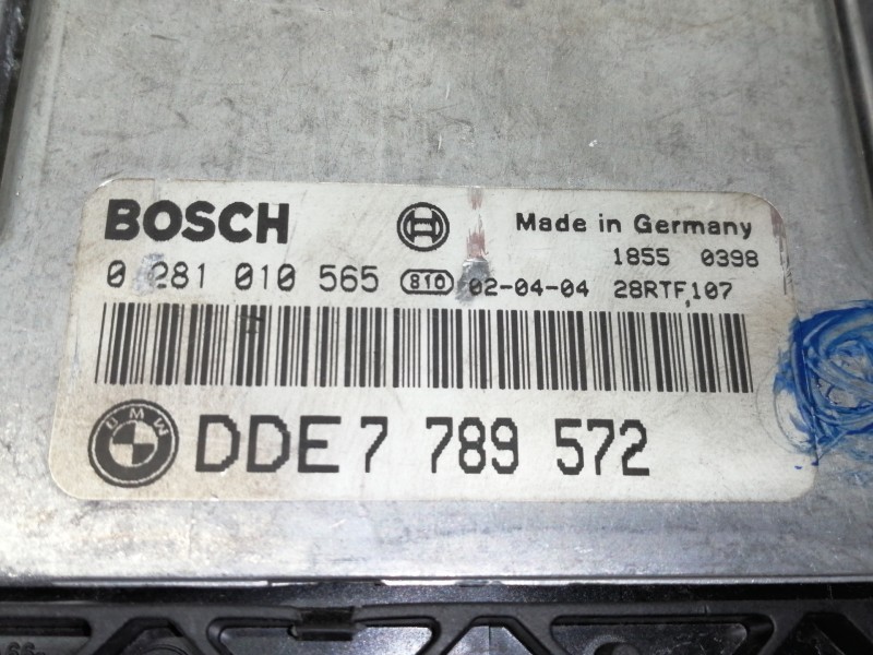 Recambio de centralita motor uce para bmw serie 3 berlina (e46) 320d referencia OEM IAM 0281010565  