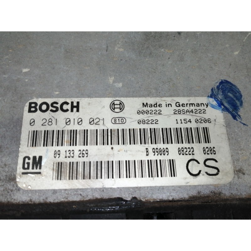 Recambio de centralita motor uce para opel zafira a comfort referencia OEM IAM 0281010021  
