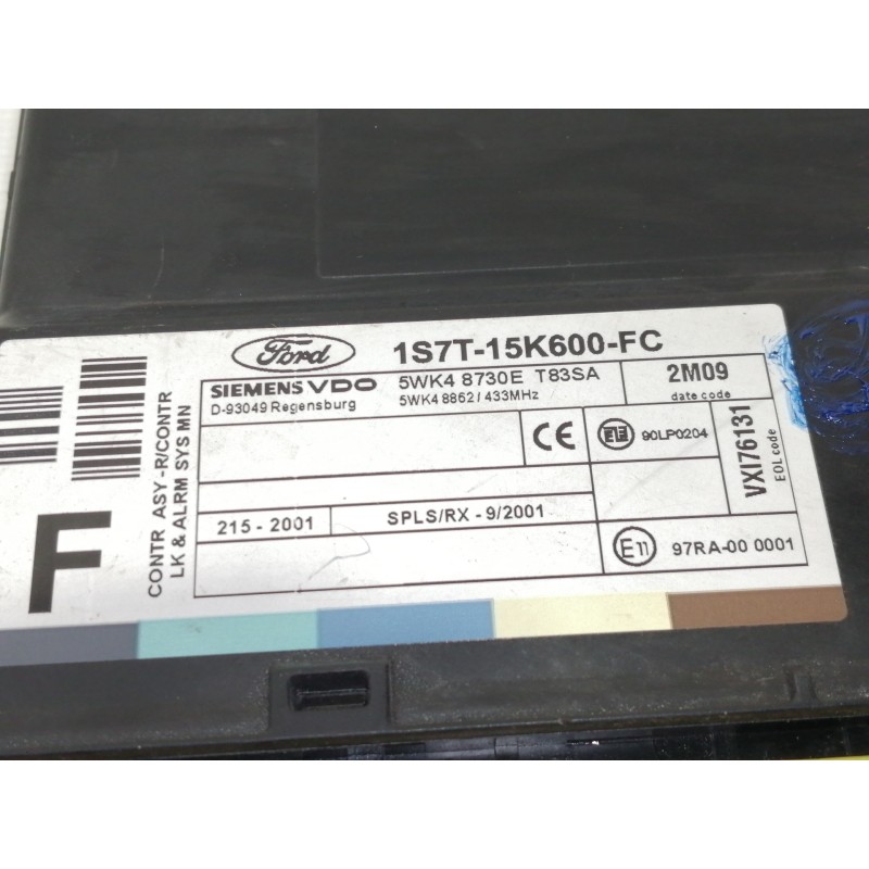 Recambio de modulo electronico para ford focus berlina (cak) trend referencia OEM IAM 1S7T15K600FC  