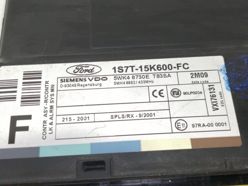 Recambio de modulo electronico para ford focus berlina (cak) trend referencia OEM IAM 1S7T15K600FC  