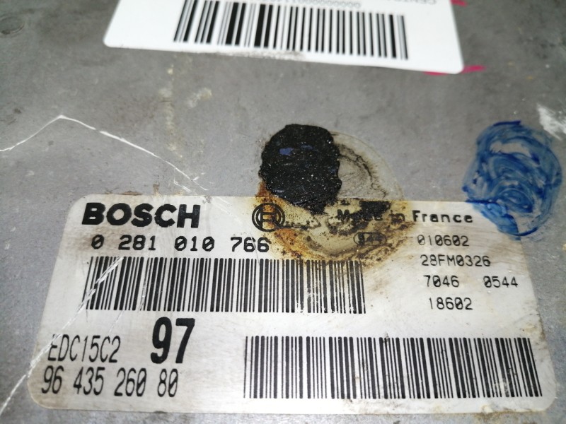 Recambio de centralita motor uce para citroën xsara berlina 2.0 hdi sx (80kw) referencia OEM IAM 0281010766  