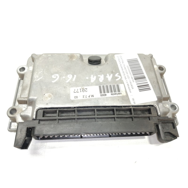 Recambio de centralita motor uce para citroën xsara berlina 1.6 attraction referencia OEM IAM 0261206214  