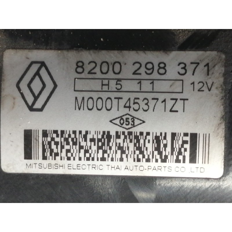 Recambio de motor arranque para renault clio iii 1.4 16v referencia OEM IAM 8200298371 M000T45371ZT 