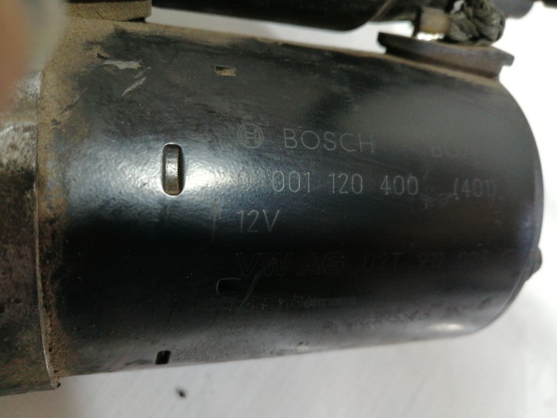Recambio de motor arranque para volkswagen polo (9n1) trendline referencia OEM IAM 001120400 02T911023G 