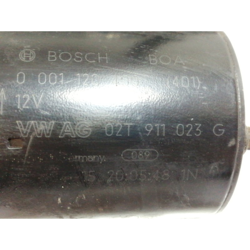 Recambio de motor arranque para volkswagen polo (9n1) trendline referencia OEM IAM 001120400 02T911023G 