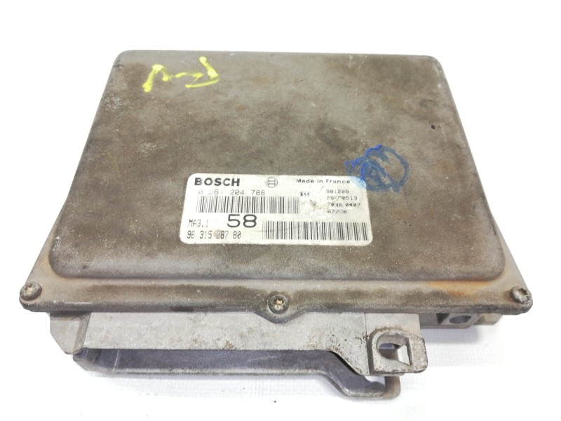 Recambio de centralita motor uce para citroën saxo 1.1 seduction referencia OEM IAM 0261204788  