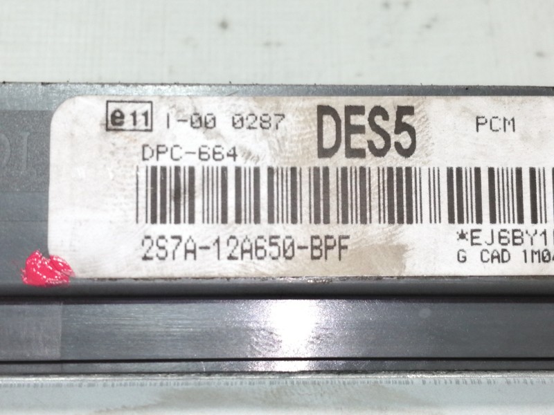 Recambio de centralita motor uce para ford mondeo berlina (ge) ambiente referencia OEM IAM 2S7A12A650BPF  
