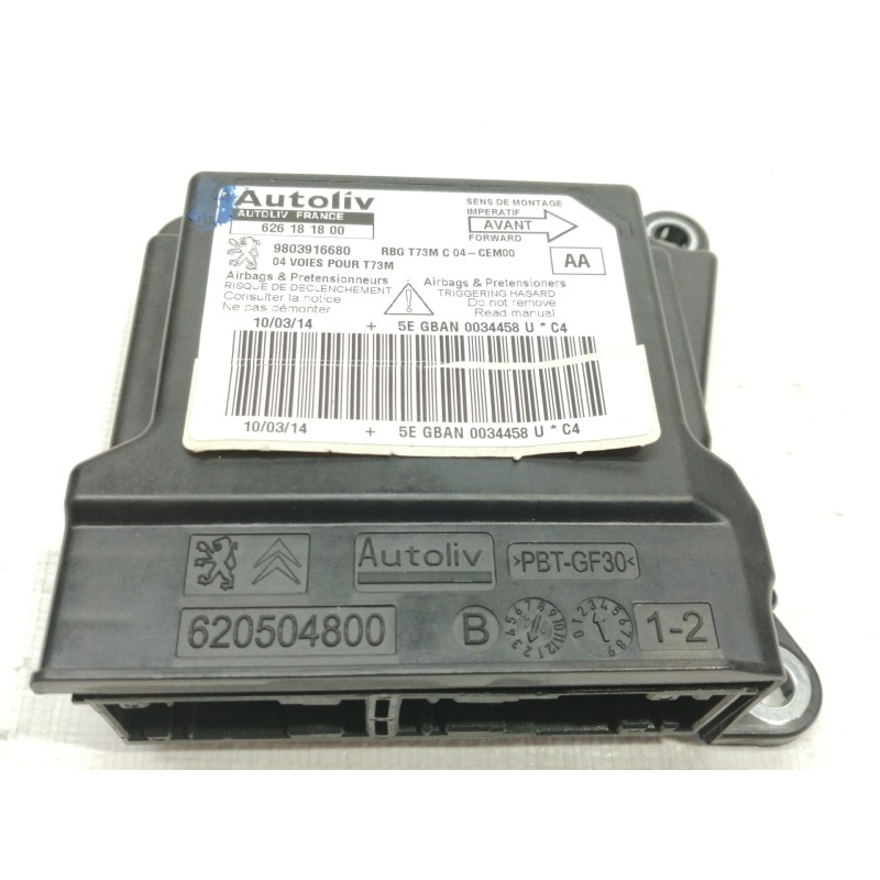 Recambio de centralita airbag para peugeot 308 access referencia OEM IAM 626181800 9803916680 / 608762100B 620504800