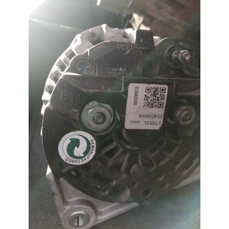 Recambio de alternador para opel astra h berlina elegance referencia OEM IAM 0124425005  