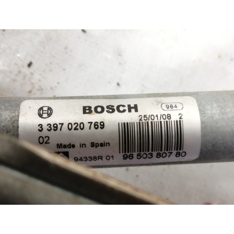 Recambio de motor limpia delantero para peugeot 207 1.4 referencia OEM IAM 9650380780  