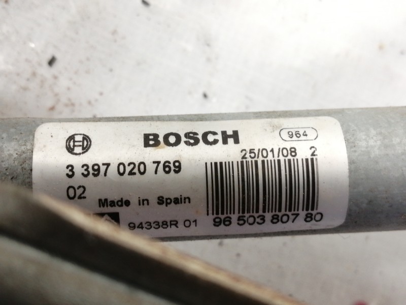 Recambio de motor limpia delantero para peugeot 207 1.4 referencia OEM IAM 9650380780  