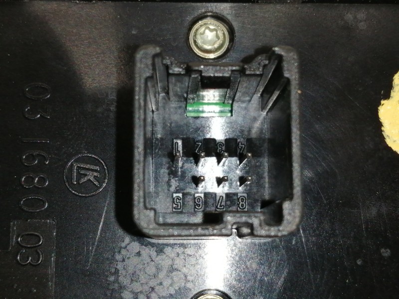 Recambio de mando elevalunas delantero izquierdo para ford focus berlina (cap) ghia referencia OEM IAM 3M5T14529CE 03168003 