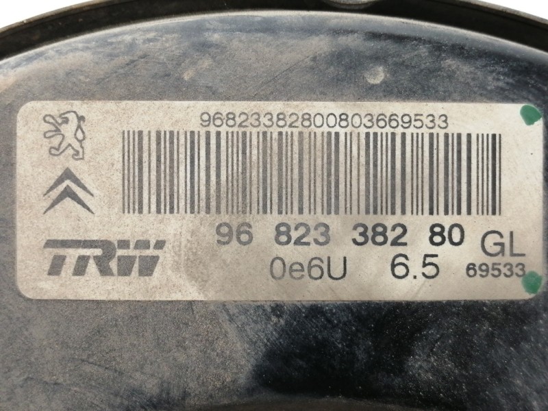 Recambio de servofreno para peugeot 207 1.4 referencia OEM IAM 9682338280  