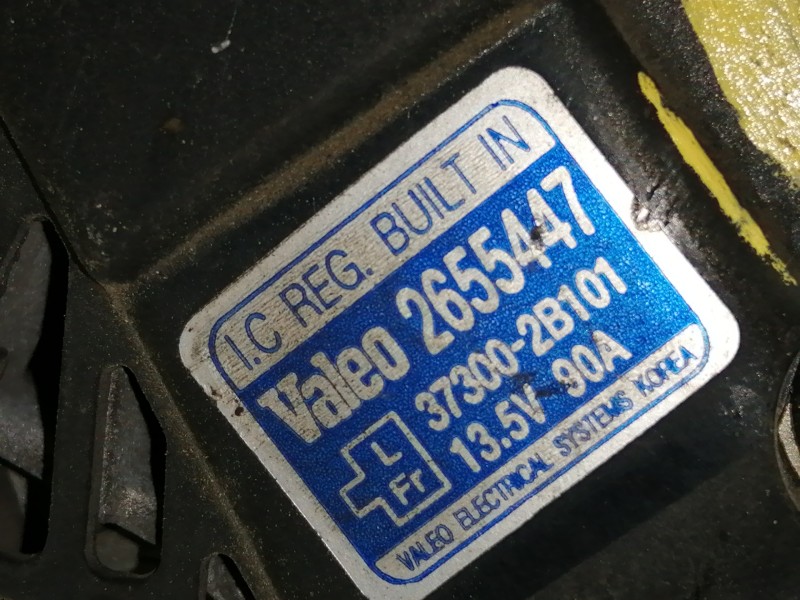 Recambio de alternador para kia cee´d active referencia OEM IAM 373002B101 2655447 