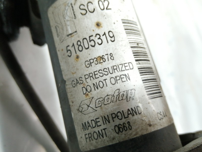 Recambio de amortiguador delantero izquierdo para fiat linea (110) activa (110.0/111.0) referencia OEM IAM 51805319 GP32678 