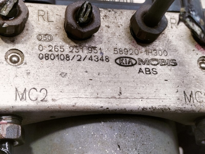 Recambio de abs para kia cee´d active referencia OEM IAM 0265231951 589201H3A0 