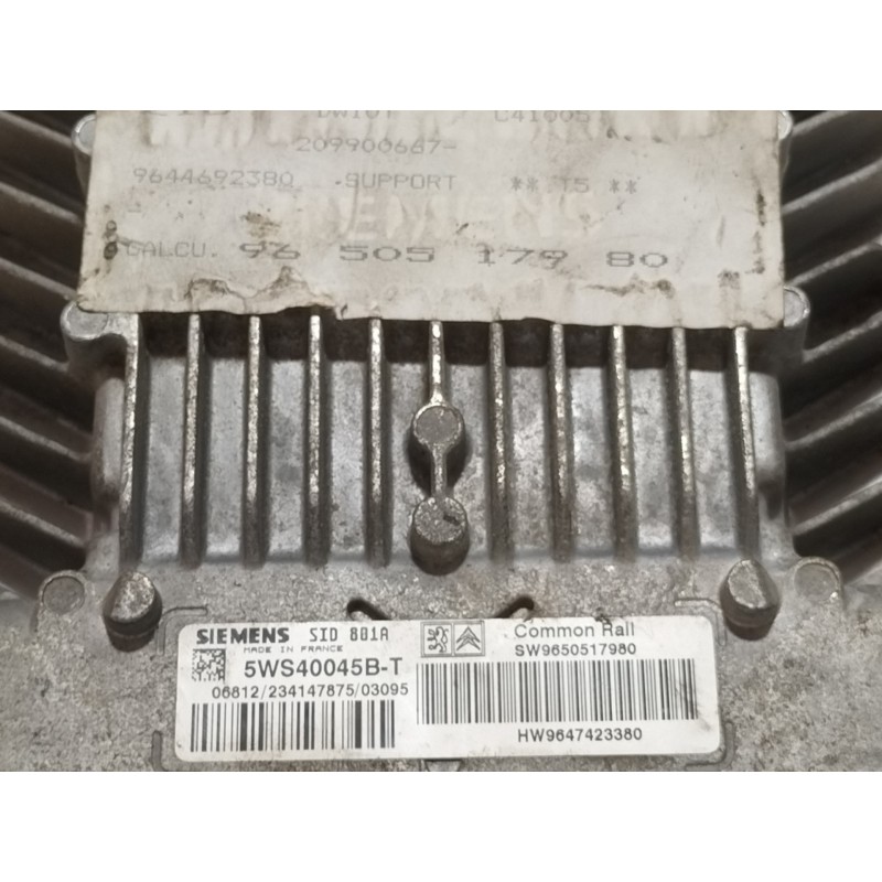 Recambio de centralita motor uce para peugeot 307 (s1) xr referencia OEM IAM 5WS40045BT  