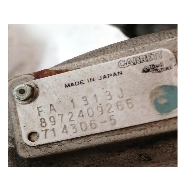 Recambio de turbocompresor para renault vel satis (bj0) privilege referencia OEM IAM 8972409266 7143065 FA1313J 