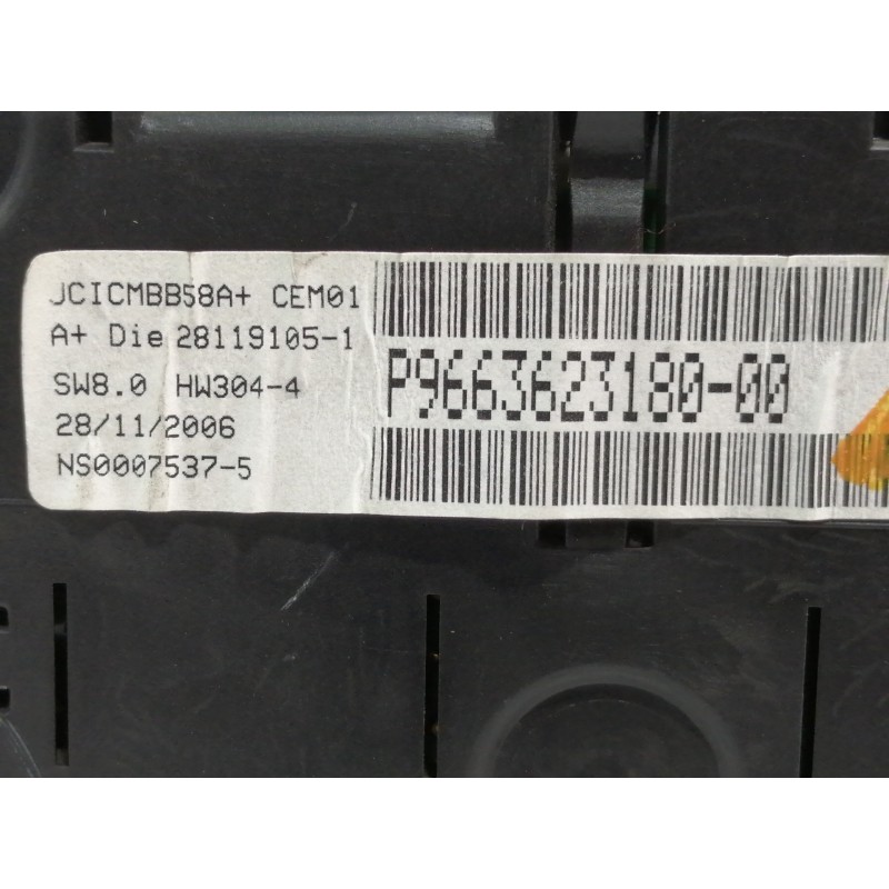 Recambio de cuadro instrumentos para citroën c4 grand picasso sx referencia OEM IAM P9663623180  