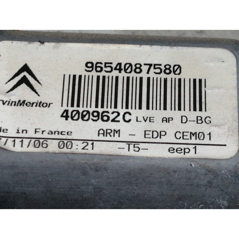 Recambio de elevalunas delantero derecho para citroën c4 grand picasso sx referencia OEM IAM 9654087580  