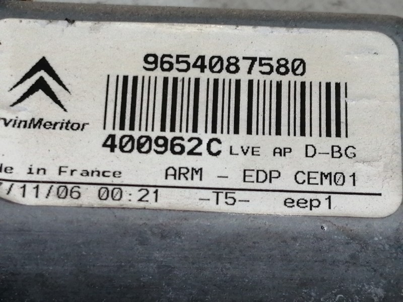 Recambio de elevalunas delantero derecho para citroën c4 grand picasso sx referencia OEM IAM 9654087580  