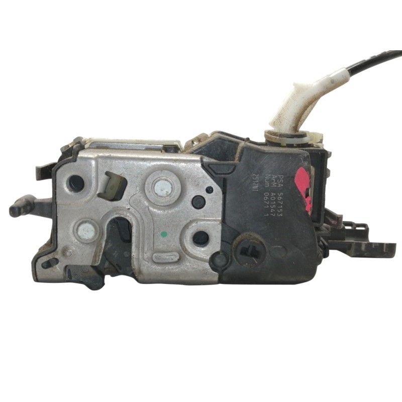 Recambio de cerradura puerta delantera derecha para peugeot 308 gt referencia OEM IAM A01456 A01547 / 567153 0734007