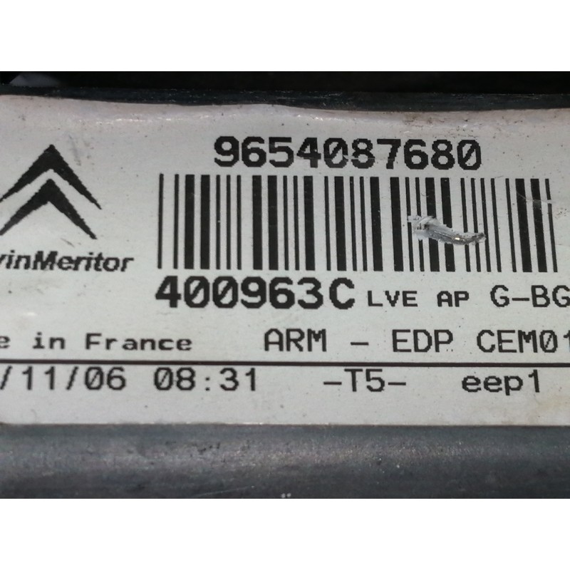 Recambio de elevalunas delantero izquierdo para citroën c4 grand picasso sx referencia OEM IAM 9654087680  