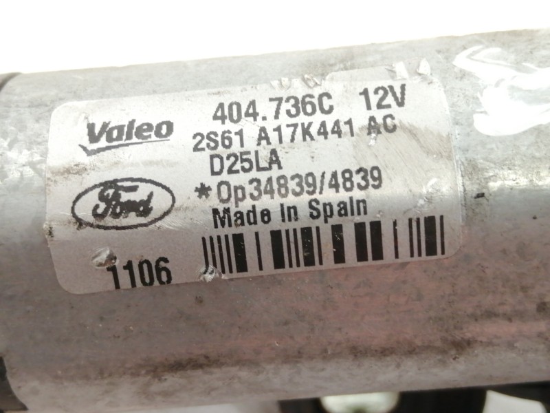 Recambio de motor limpia trasero para ford fiesta (cbk) ambiente referencia OEM IAM 2S61A17K441  