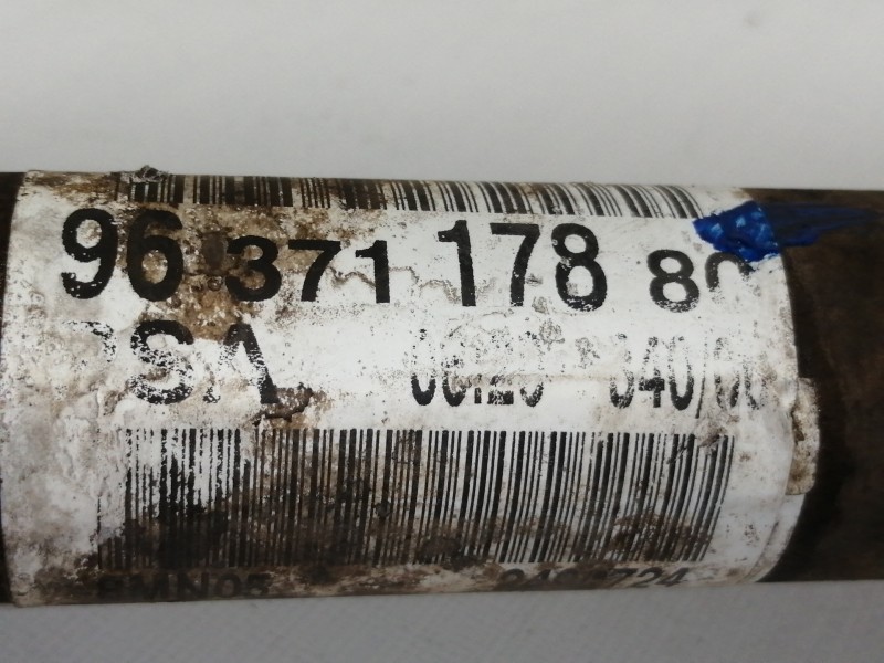 Recambio de transmision delantera derecha para citroën c4 grand picasso sx referencia OEM IAM 9637117880  