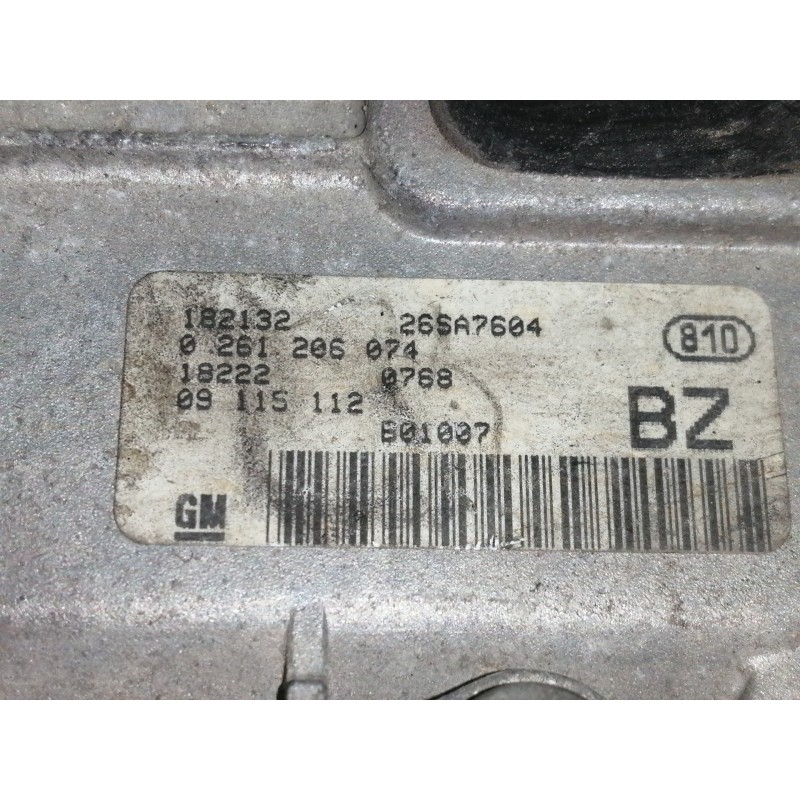 Recambio de centralita motor uce para opel corsa c club referencia OEM IAM 26SA7604  