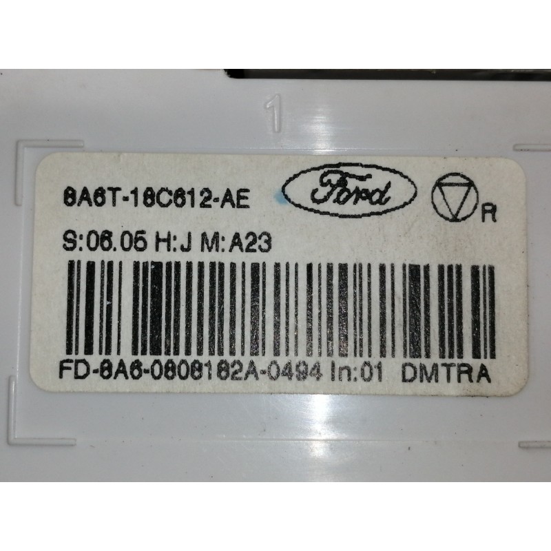 Recambio de mando calefaccion / aire acondicionado para ford fiesta (cb1) ghia referencia OEM IAM 8A6T18C612AE  