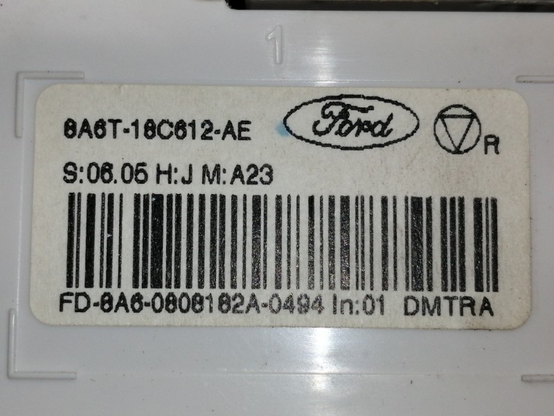 Recambio de mando calefaccion / aire acondicionado para ford fiesta (cb1) ghia referencia OEM IAM 8A6T18C612AE  