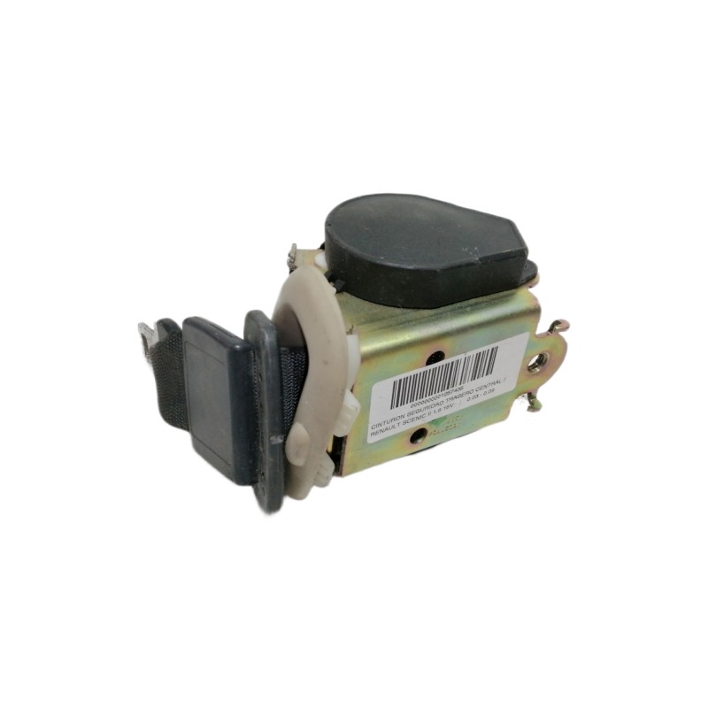 Recambio de cinturon seguridad trasero central para renault scenic ii 1.6 16v referencia OEM IAM 5505204DU  