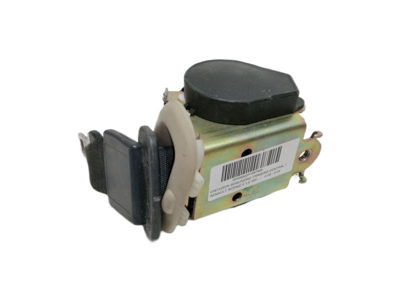 Recambio de cinturon seguridad trasero central para renault scenic ii 1.6 16v referencia OEM IAM 5505204DU  