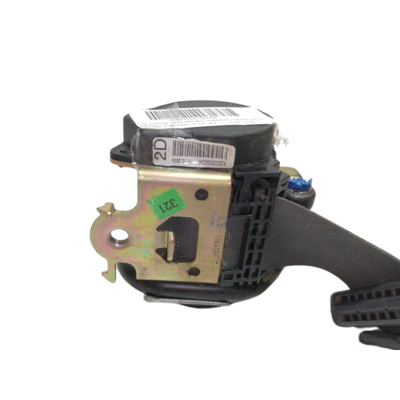 Recambio de cinturon seguridad trasero derecho para renault scenic ii 1.6 16v referencia OEM IAM 8200309224  