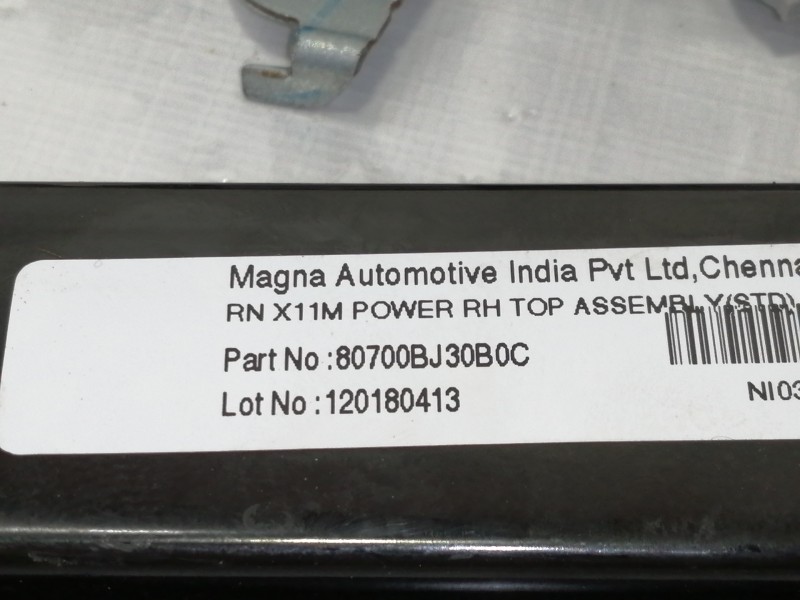 Recambio de elevalunas delantero derecho para nissan nv 200 (m20) evalia premium referencia OEM IAM 80700BJ30B0C  