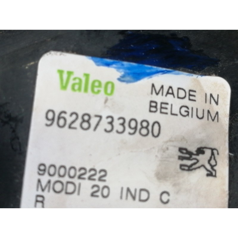 Recambio de faro antiniebla derecho para peugeot 206 cc cc referencia OEM IAM 9628733980  