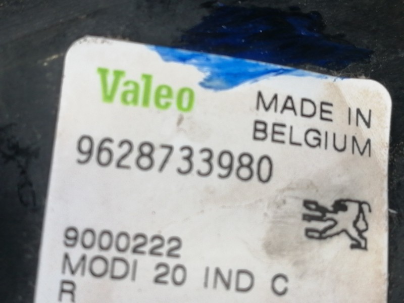 Recambio de faro antiniebla derecho para peugeot 206 cc cc referencia OEM IAM 9628733980  