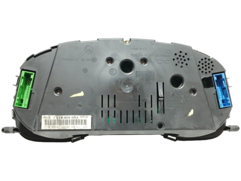 Recambio de cuadro instrumentos para skoda octavia berlina (1u2) 1.9 tdi referencia OEM IAM 1U0920811J  