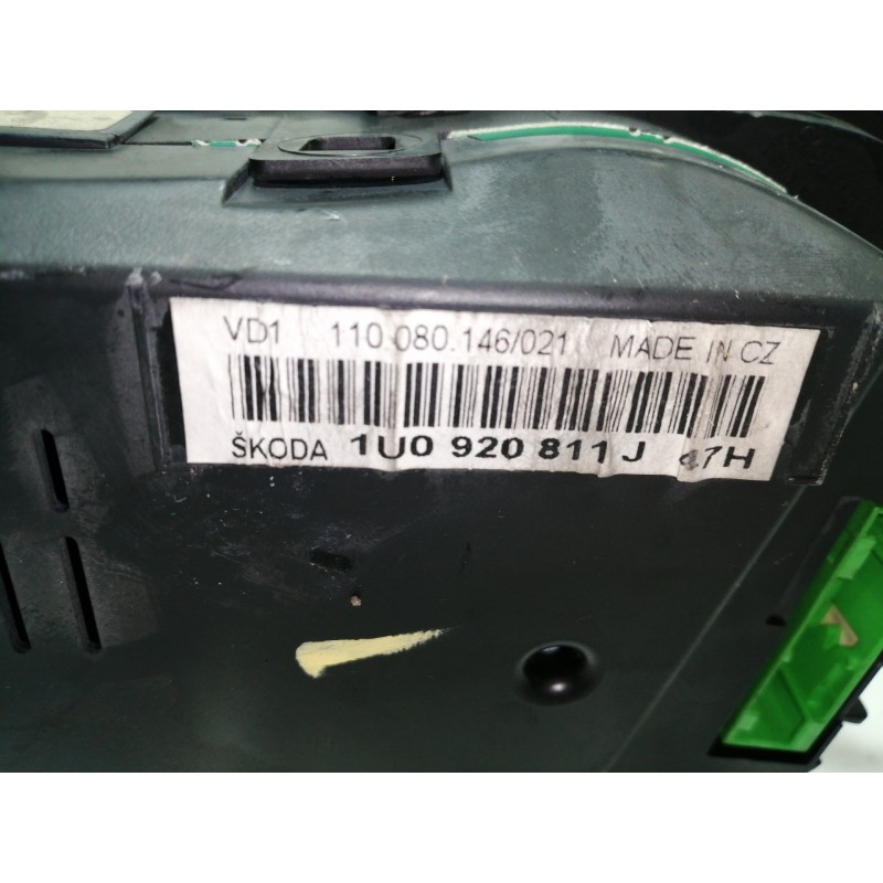 Recambio de cuadro instrumentos para skoda octavia berlina (1u2) 1.9 tdi referencia OEM IAM 1U0920811J  