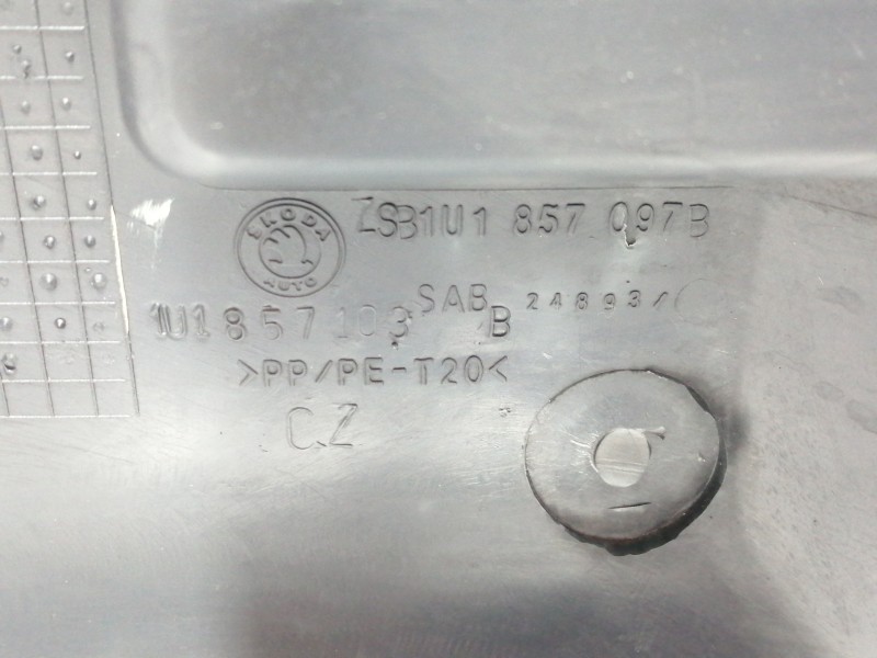 Recambio de guantera para skoda octavia berlina (1u2) 1.9 tdi referencia OEM IAM 1U1857097B  