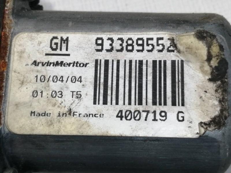 Recambio de elevalunas delantero derecho para opel meriva cosmo referencia OEM IAM 93389552 93362662RH 93362661LH