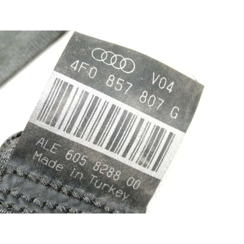 Recambio de cinturon seguridad trasero central para audi a6 berlina (4f2) 2.0 tdi referencia OEM IAM 4F0857807G  