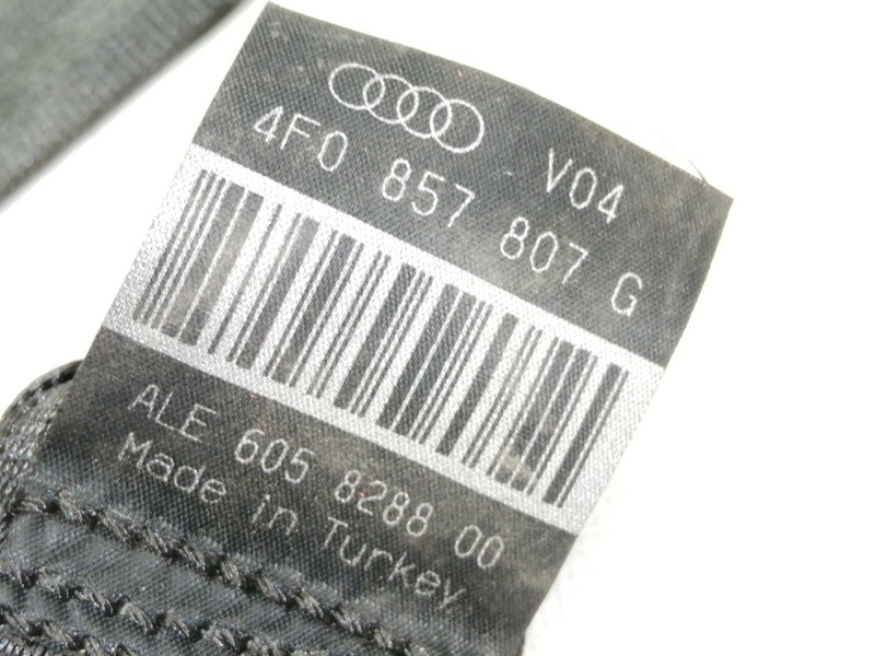 Recambio de cinturon seguridad trasero central para audi a6 berlina (4f2) 2.0 tdi referencia OEM IAM 4F0857807G  