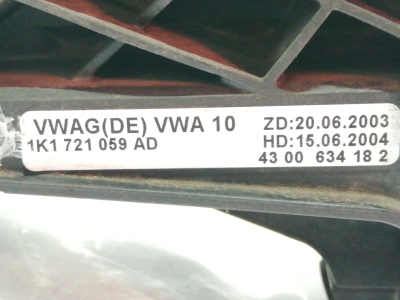 Recambio de pedal embrague para volkswagen golf v berlina (1k1) trendline referencia OEM IAM 1K1721059  