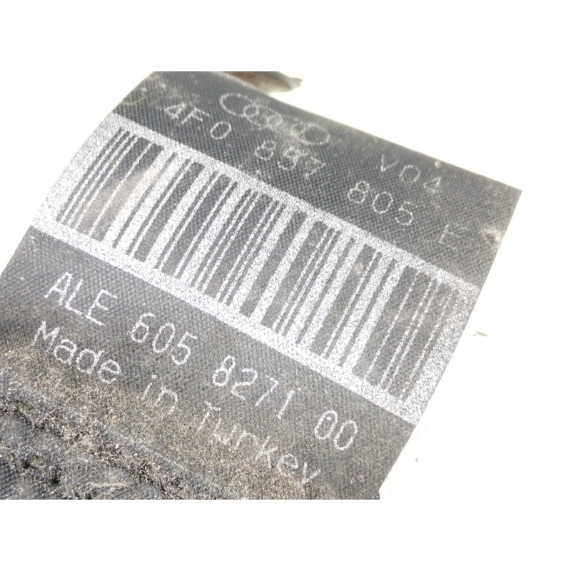 Recambio de cinturon seguridad trasero derecho para audi a6 berlina (4f2) 2.0 tdi referencia OEM IAM 4F0857805E  