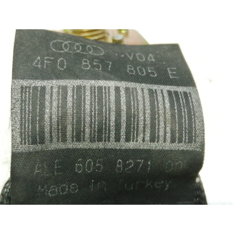 Recambio de cinturon seguridad trasero izquierdo para audi a6 berlina (4f2) 2.0 tdi referencia OEM IAM 4F0857805E  