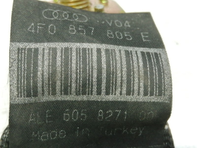 Recambio de cinturon seguridad trasero izquierdo para audi a6 berlina (4f2) 2.0 tdi referencia OEM IAM 4F0857805E  