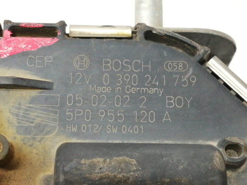 Recambio de motor limpia delantero para seat toledo (5p2) stylance / style referencia OEM IAM 5P0955024C  